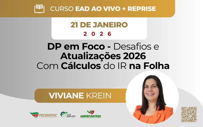 DP em Foco - Desafios e Atualiza��es 2026 Com C�lculos do IR na Folha