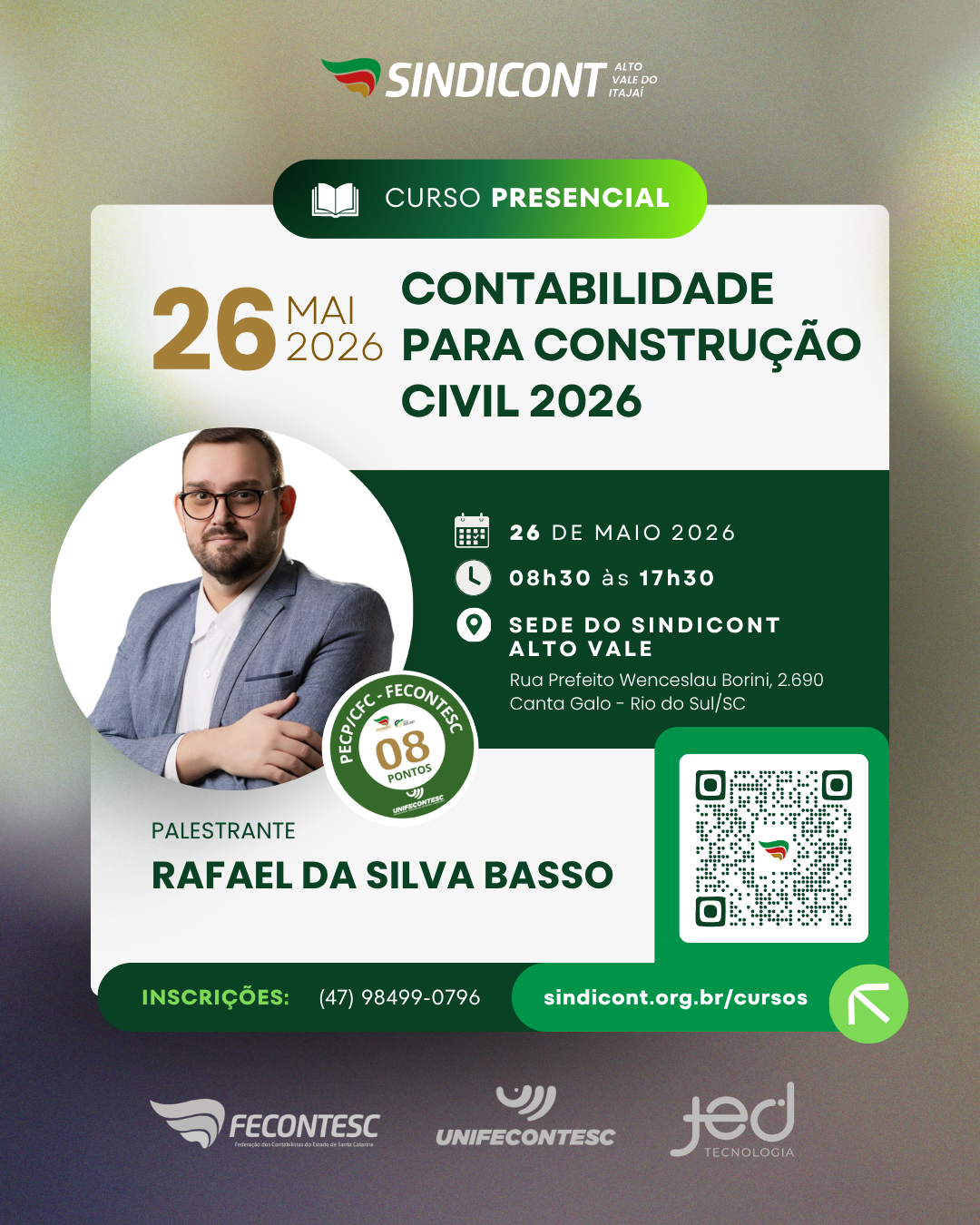 CONTABILIDADE PARA CONSTRU��O CIVIL 2026