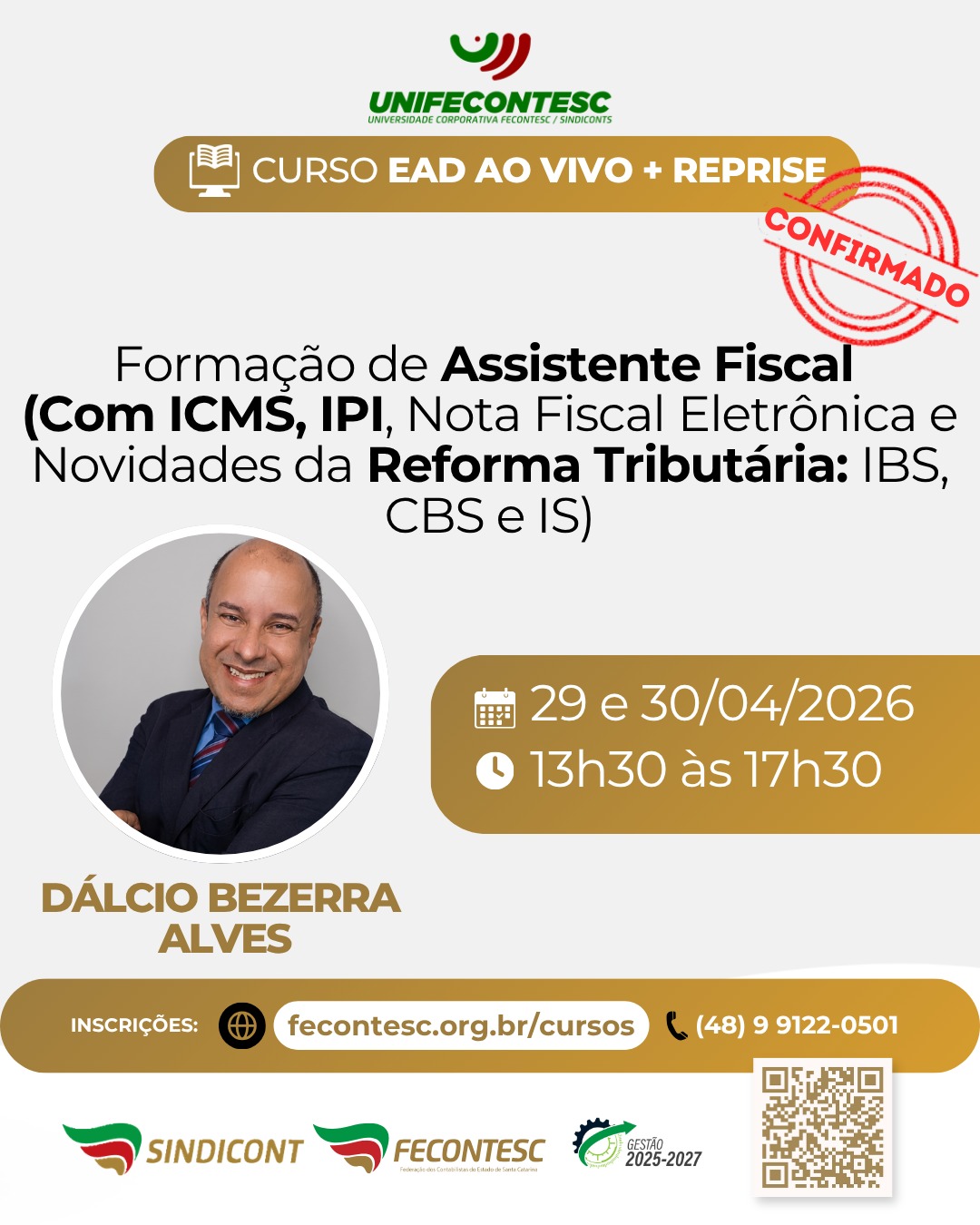 Forma��o de Assistente Fiscal (Com ICMS, IPI, Nota Fiscal Eletr�nica e Novidades da Reforma Tribut�r