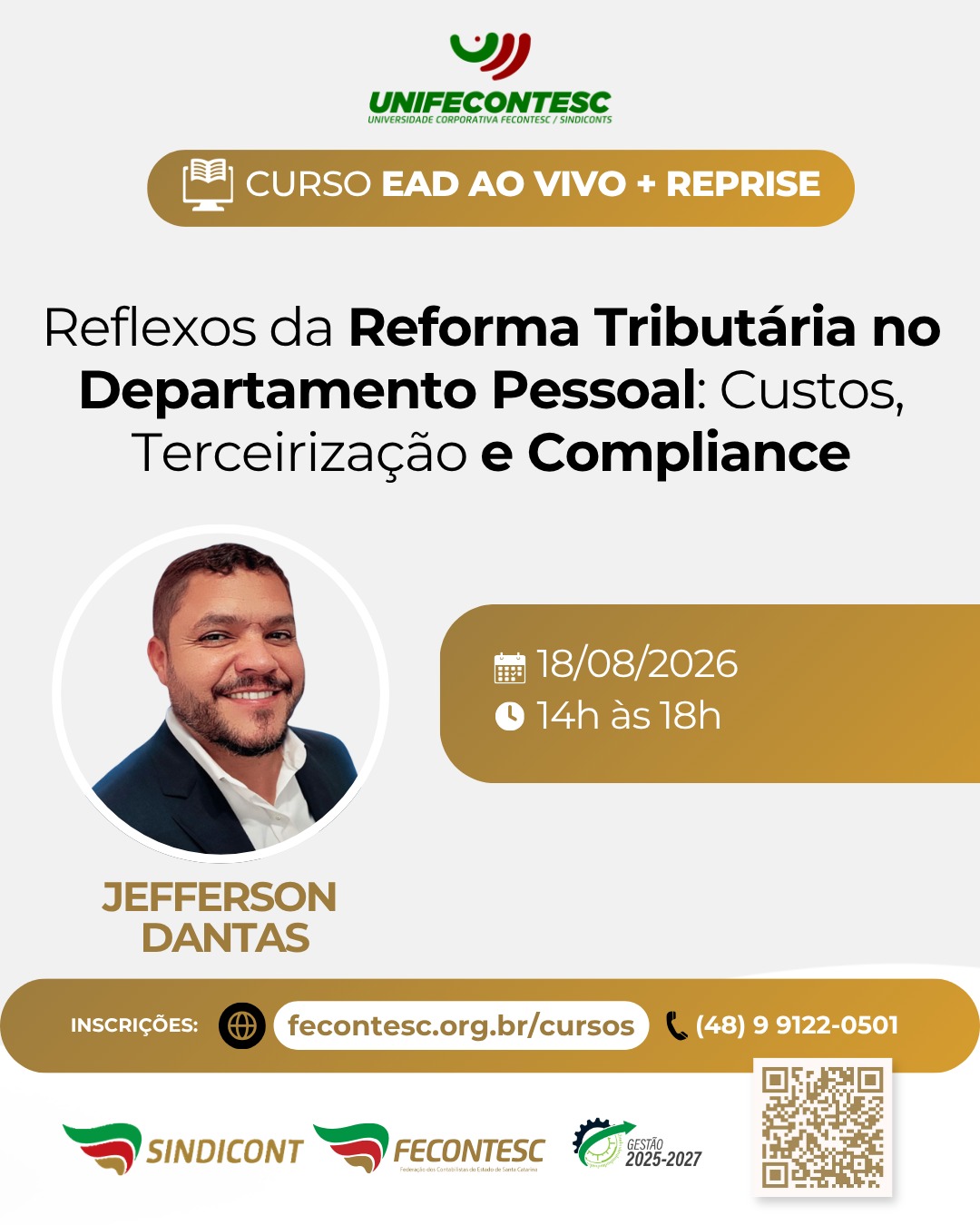 Reflexos da Reforma Tribut�ria no Departamento Pessoal: Custos, Terceiriza��o e Compliance