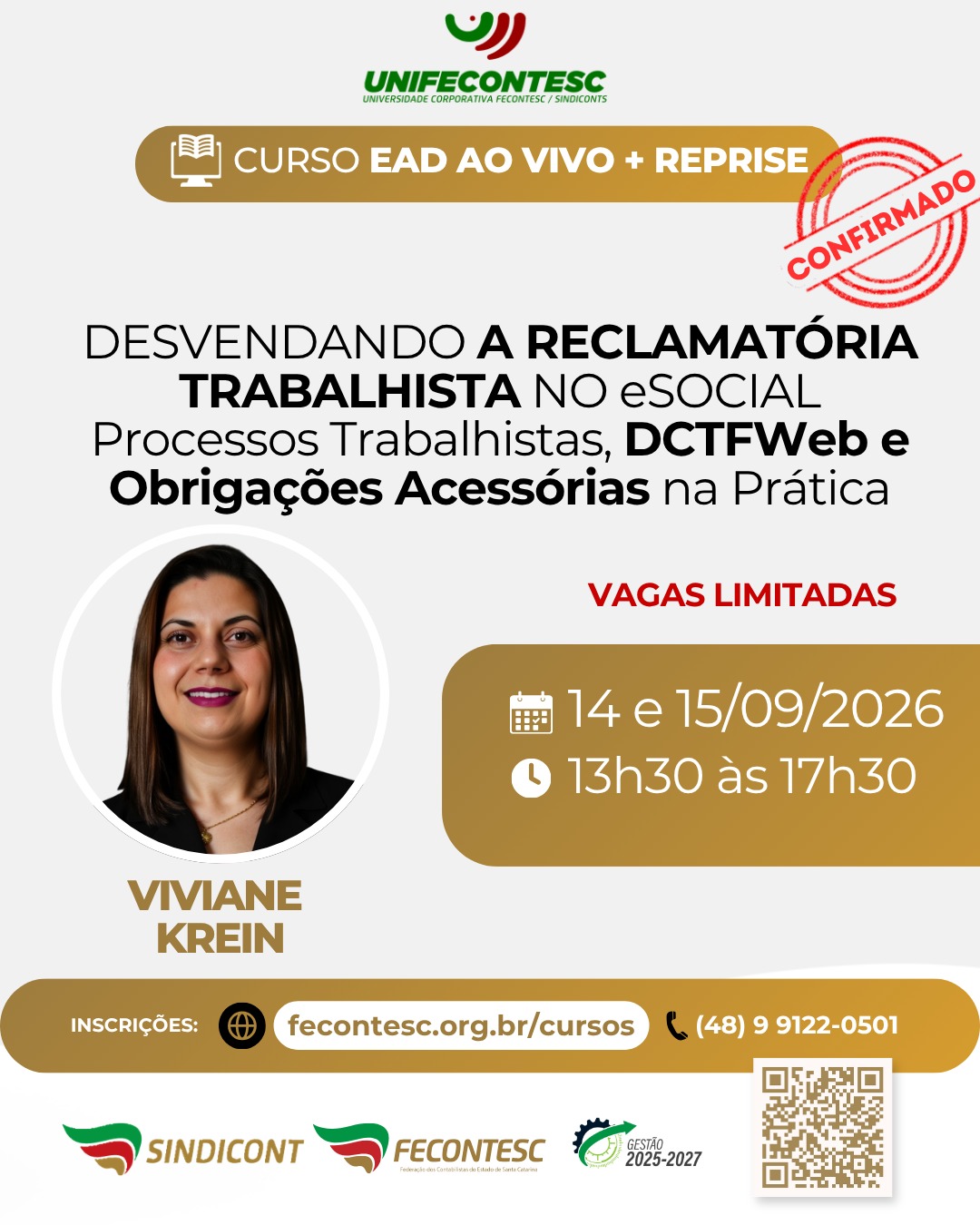DESVENDANDO A RECLAMAT�RIA TRABALHISTA NO eSOCIAL Processos Trabalhistas, DCTFWeb e Obriga��es Acess